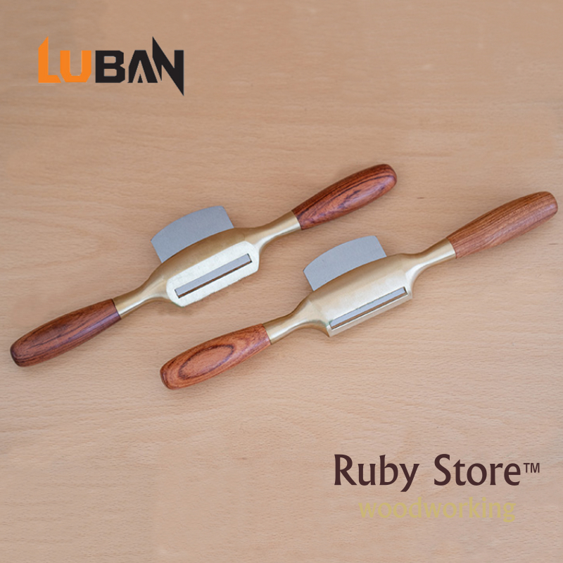 Spoke Shave Round - Qiangsheng Luban Spokeshaves ブロンズ フラットおよびラウンド ソール