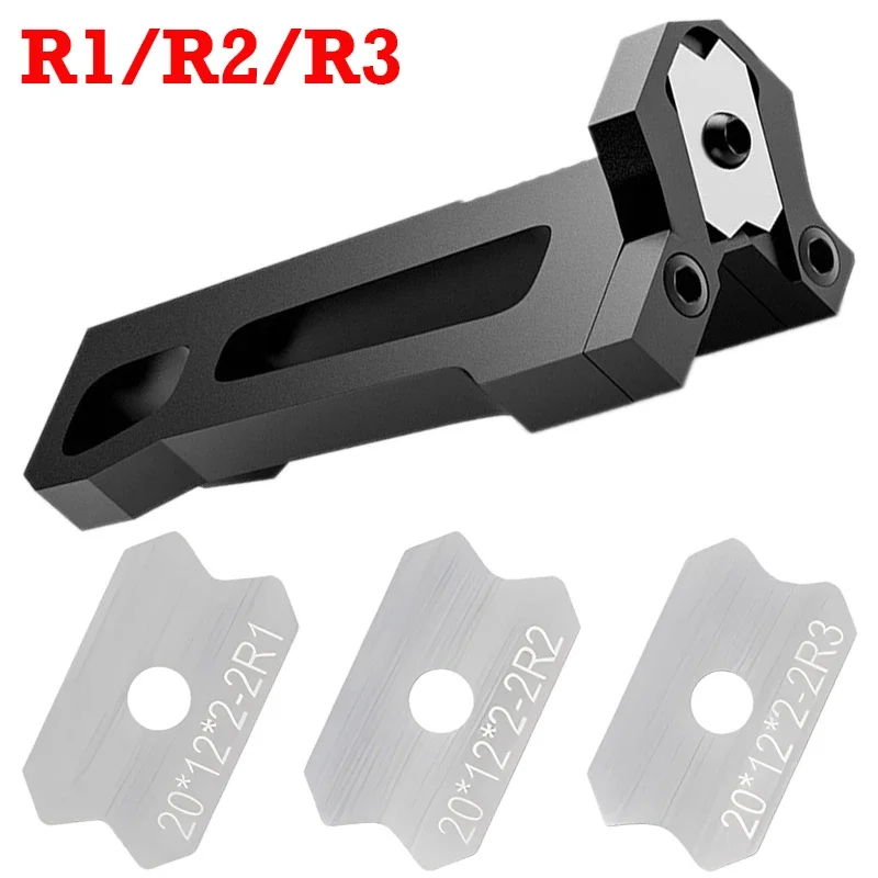 Woodworking Edge Corner Planer - 木工刃エッジコーナープレーナー、面取りフィレットスクレーパーボード、木材バリ取り用手動プレーナー、大工道具、r1 r2 r3