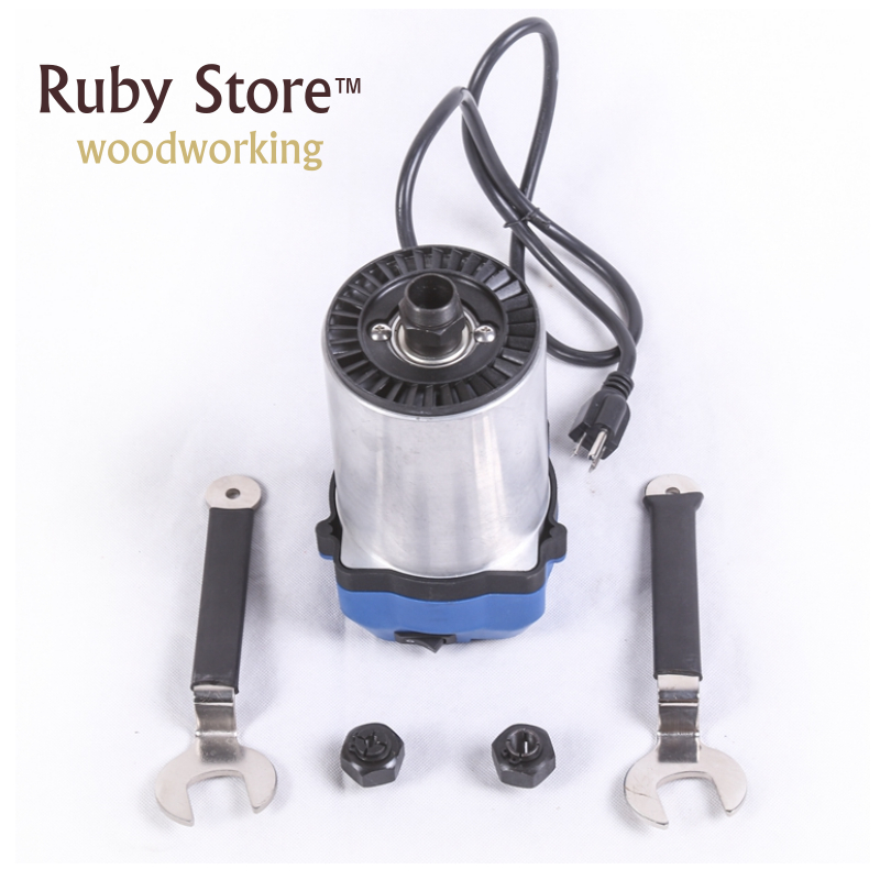 Woodworking Manufacturing - ヘビーデューティー強力3-1/4 HP、230V 50Hz 1800Wルーターモーター（ルーターテーブルおよびCNCマシン用）、1/2インチおよび1/4インチコレット付き