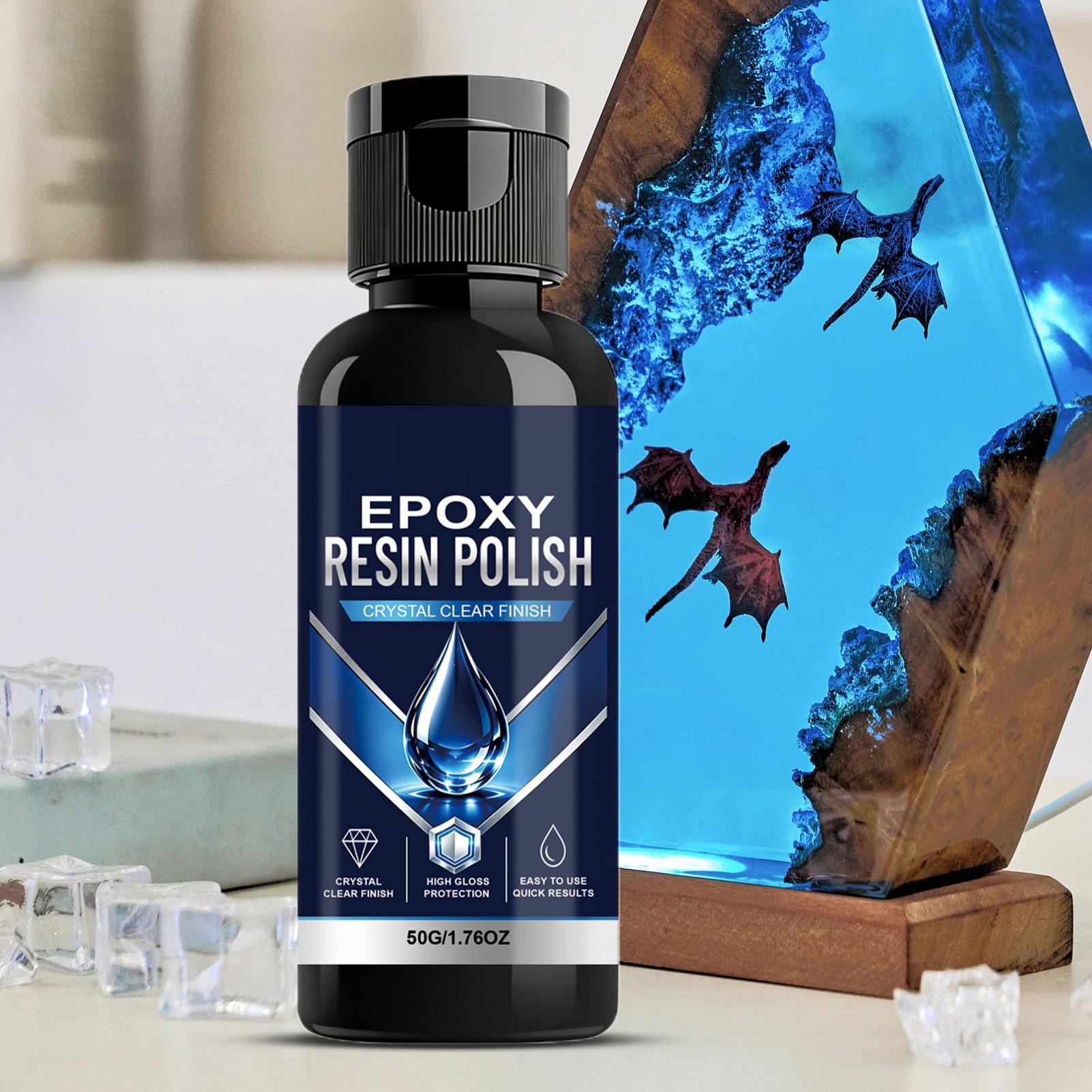 Woodworking Epoxy - エポキシ樹脂修復液テーブルトップ研磨剤クイックシャインレストアラー（樹脂アート、木工、工芸、DIY用） ﻿