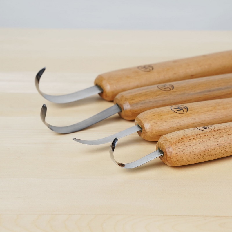 Woodworking Manufacturing - 彫刻刀 手作り木彫り刀 スプーンナイフ 木工用 高炭素鋼