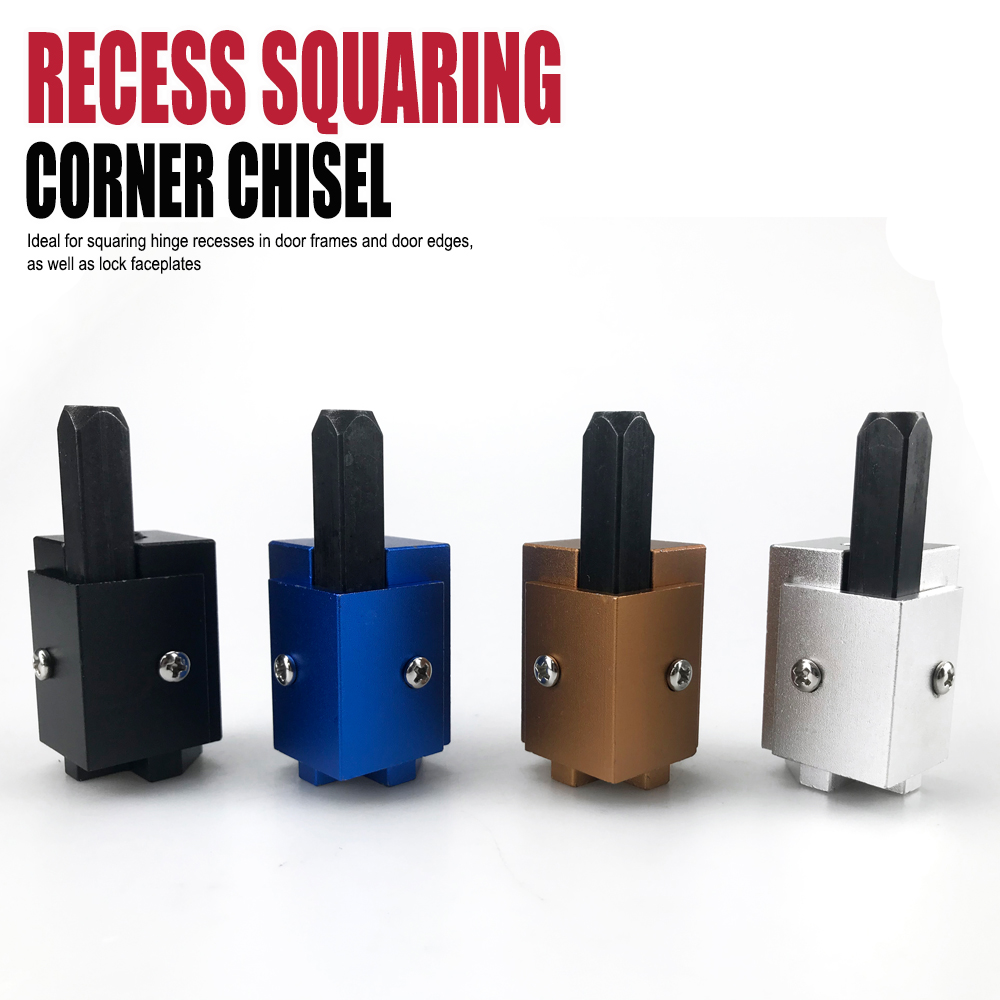 Woodworking Edge Corner Planer - 木工用角型彫刻刀、四角ヒンジ溝加工用、直角彫刻刀、木工工具用彫刻刀ツール