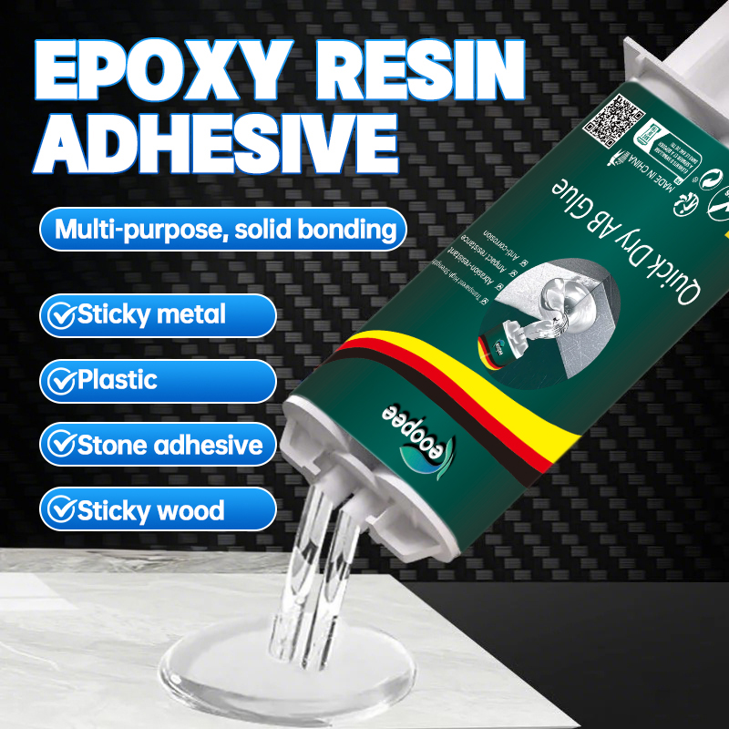 Woodworking Epoxy - エポキシ樹脂AB接着剤 強力接着 透明接着剤 高粘度 防水 金属、陶磁器、電子部品の補修