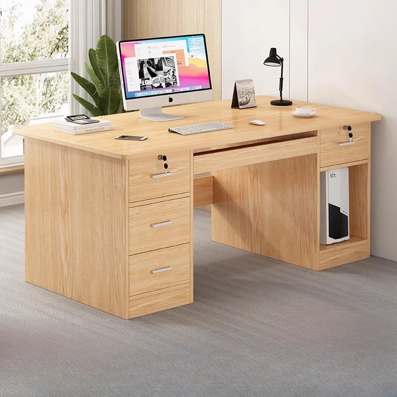 Woodworking Workshop Design - 会議用ワークオフィスデスク、補助会議用学習机、モダンワークショップコーナーデザイナーエグゼクティブデスク、トレンディ家具