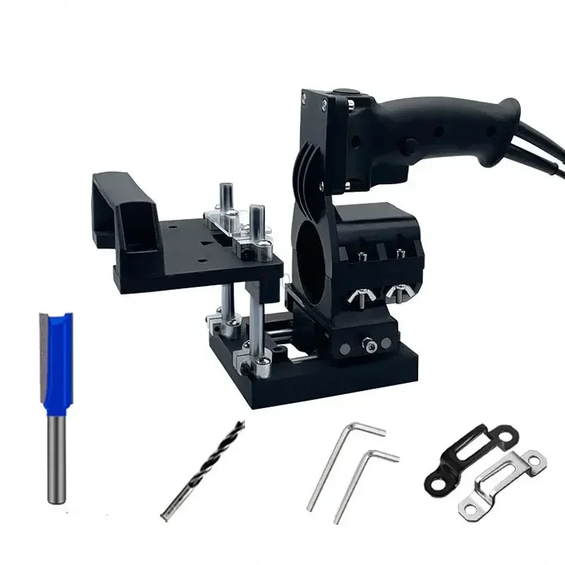 Woodworking Manufacturing - プロの木工スロッティングマシン,小さな溝付きフレーム型,ブラケット用,クローゼットの穴を固定,ポータブル2 in 1