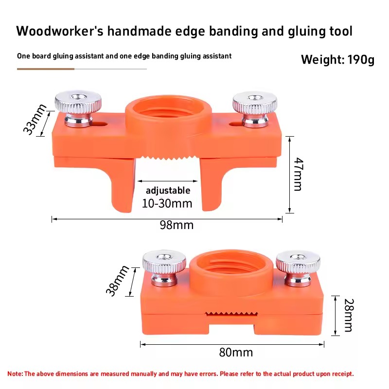 Woodworking Glue Applicator - 調整可能な木工エッジバンディング接着剤塗布ツール 10-30 ミリメートル DIY クラフト手接着エッジシーリングアーティファクトツールパーツ用