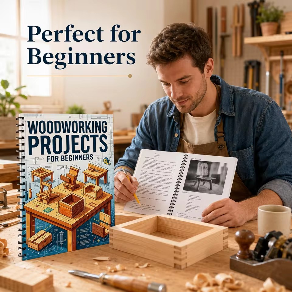 Woodworking Ideas For Adults - 初心者のための簡単な木工プラン シンプルなDIYホームクラフトプロジェクトガイド チュートリアル 木工のアイデア