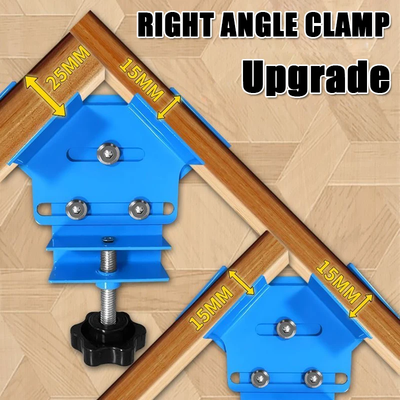 SまたはLサイズの木工用アルミ合金製直角クランプ、キャビネッ - Woodworking Right Angle Clamp のレビューと価格