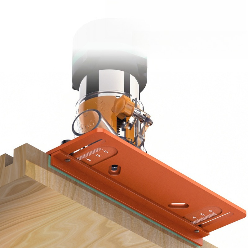 丸鋸ガイドレール底板調整可能な切断機ハンドヘルドソーバッキン - Woodworking Manufacturing のレビューと価格
