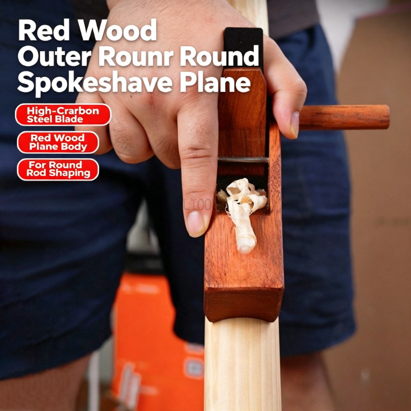 ビンテージの半円形木製スポークシェーブプレーン、丸棒のトリミ - Spoke Shave Round のレビューと価格