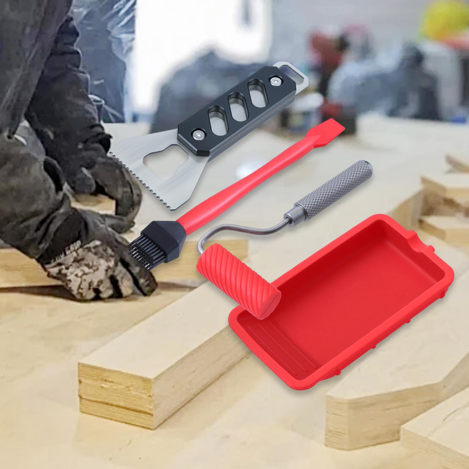 トレイ付き接着剤塗布器 使いやすい多機能便利な接着剤ブラシ  - Woodworking Glue Applicator のレビューと価格