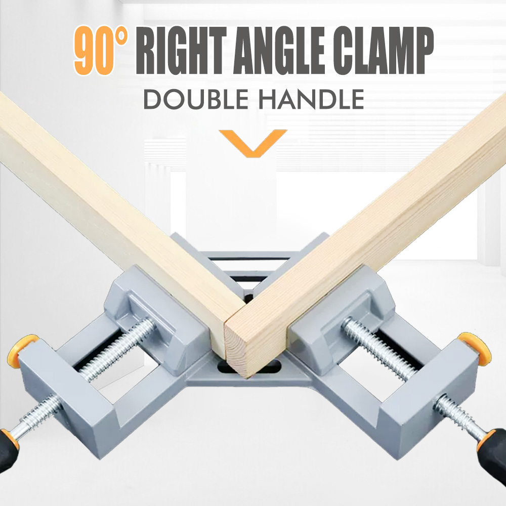 新しい調整可能な90度直角クランプ、アルミニウム合金溶接&木 - Woodworking Right Angle Clamp のレビューと価格