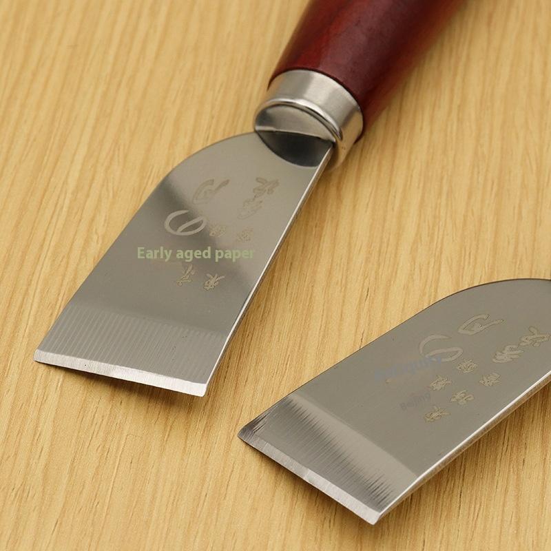 【新品】革漉きナイフ 木製ハンドル付き革漉きナイフ DIYレ - Woodworking Tool Stores のレビューと価格