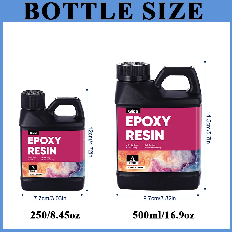 500ml/1000ml エポキシ樹脂キット クリスタルクリ - Woodworking Epoxy のレビューと価格