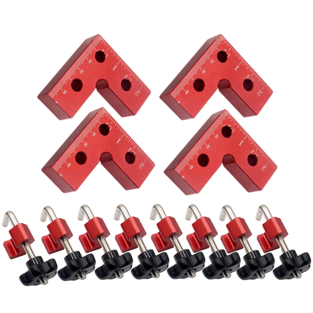 アルミニウム合金測位パネル,タイル,補助,固定クリップ - Woodworking Right Angle Clamp のレビューと価格