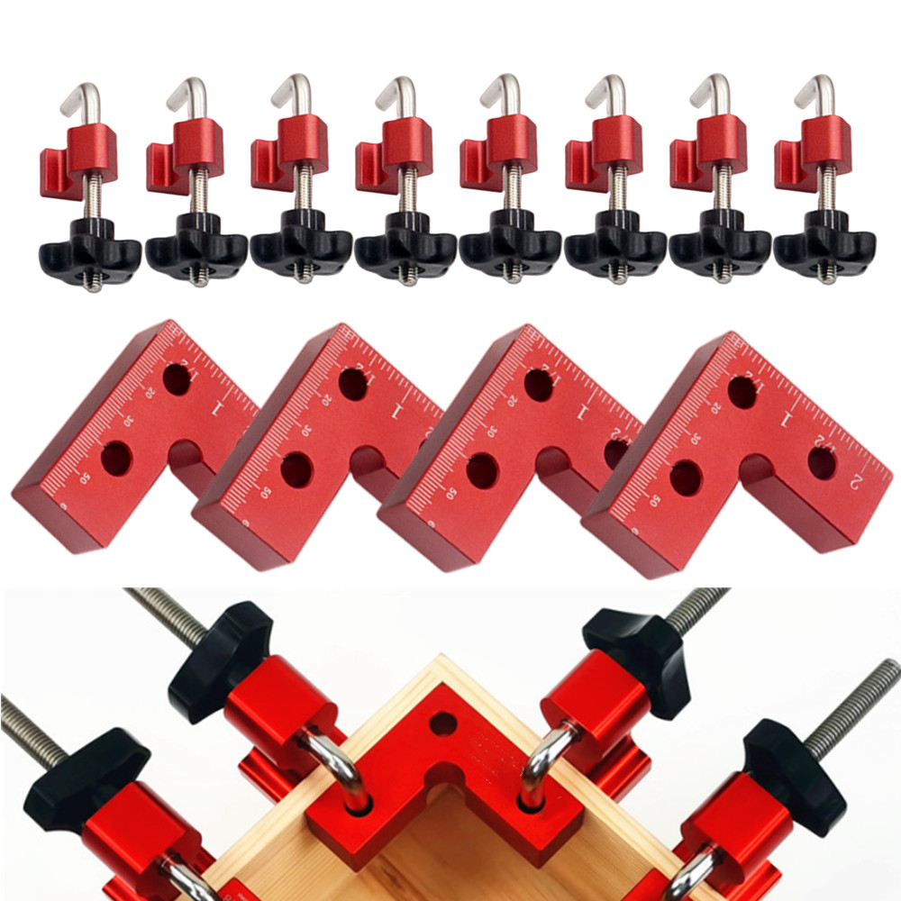 アルミニウム合金測位パネル,タイル,補助,固定クリップ - Woodworking Right Angle Clamp のレビューと価格