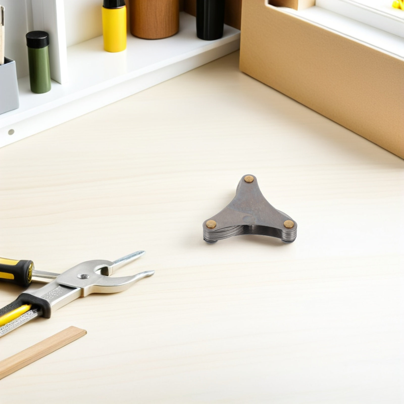 1セットのねじピッチゲージセット、明確なマーキング、人間工学 - Woodworking Workshop Design のレビューと価格