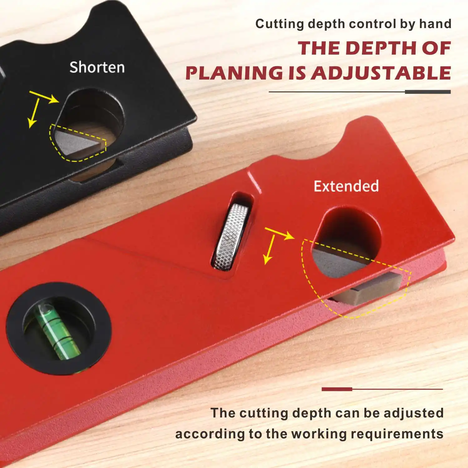 多角度木工ハンドプレーン-調整可能な45度ベベルトリミングツ - Woodworking Edge Corner Planer のレビューと価格