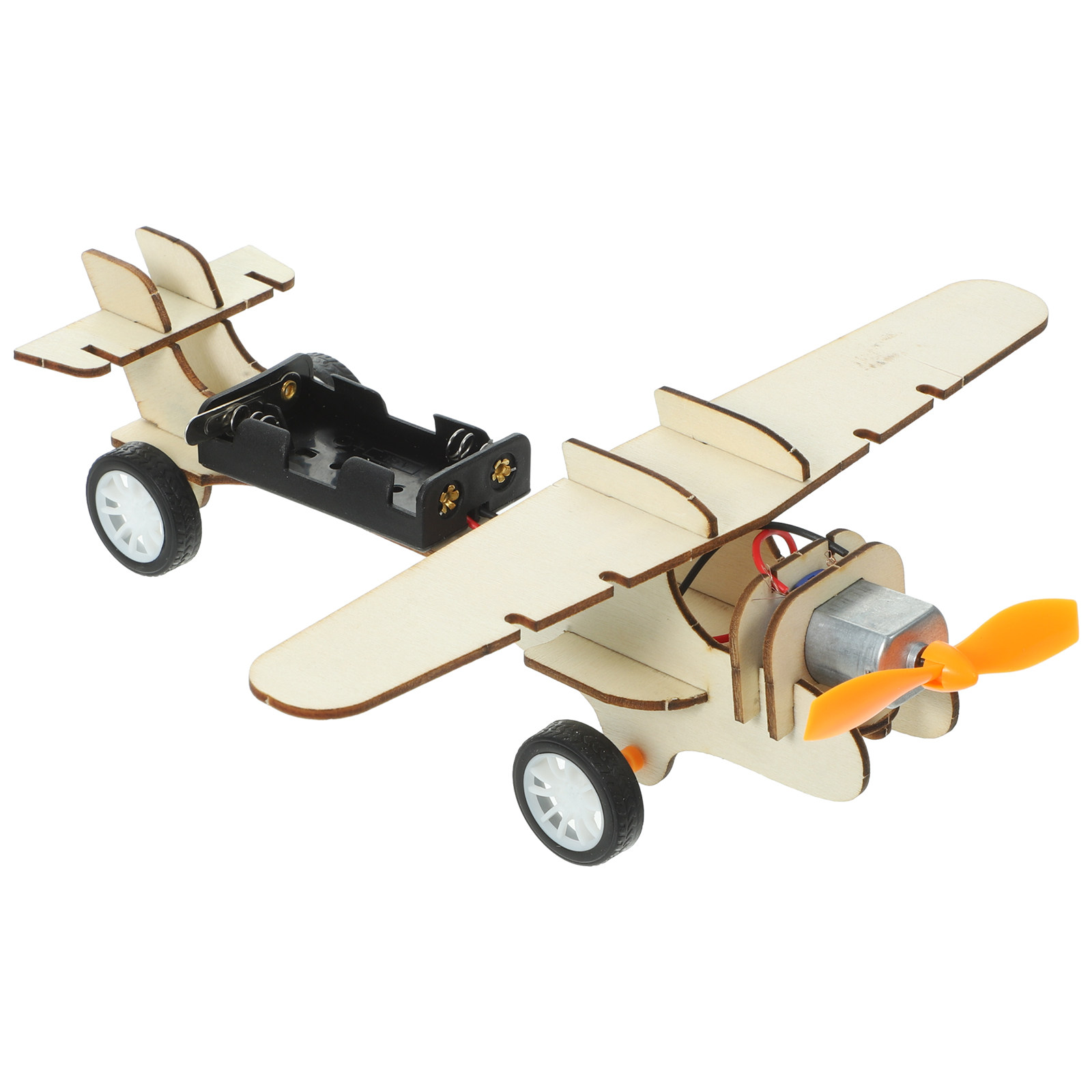 1セット木製グライダー飛行機DIY科学キット子供向けインタラ - Woodworking For Kids のレビューと価格
