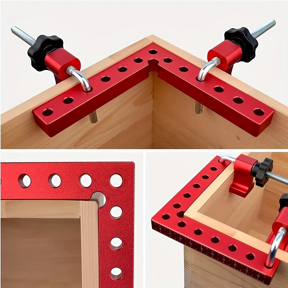1 セット 90 度位置決め正方形直角クランプ - アルミニ - Woodworking Right Angle Clamp のレビューと価格