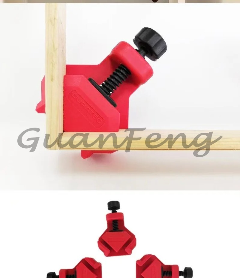 4個パック90度直角コーナークランプ、クイックアジャストスプ - Woodworking Right Angle Clamp のレビューと価格