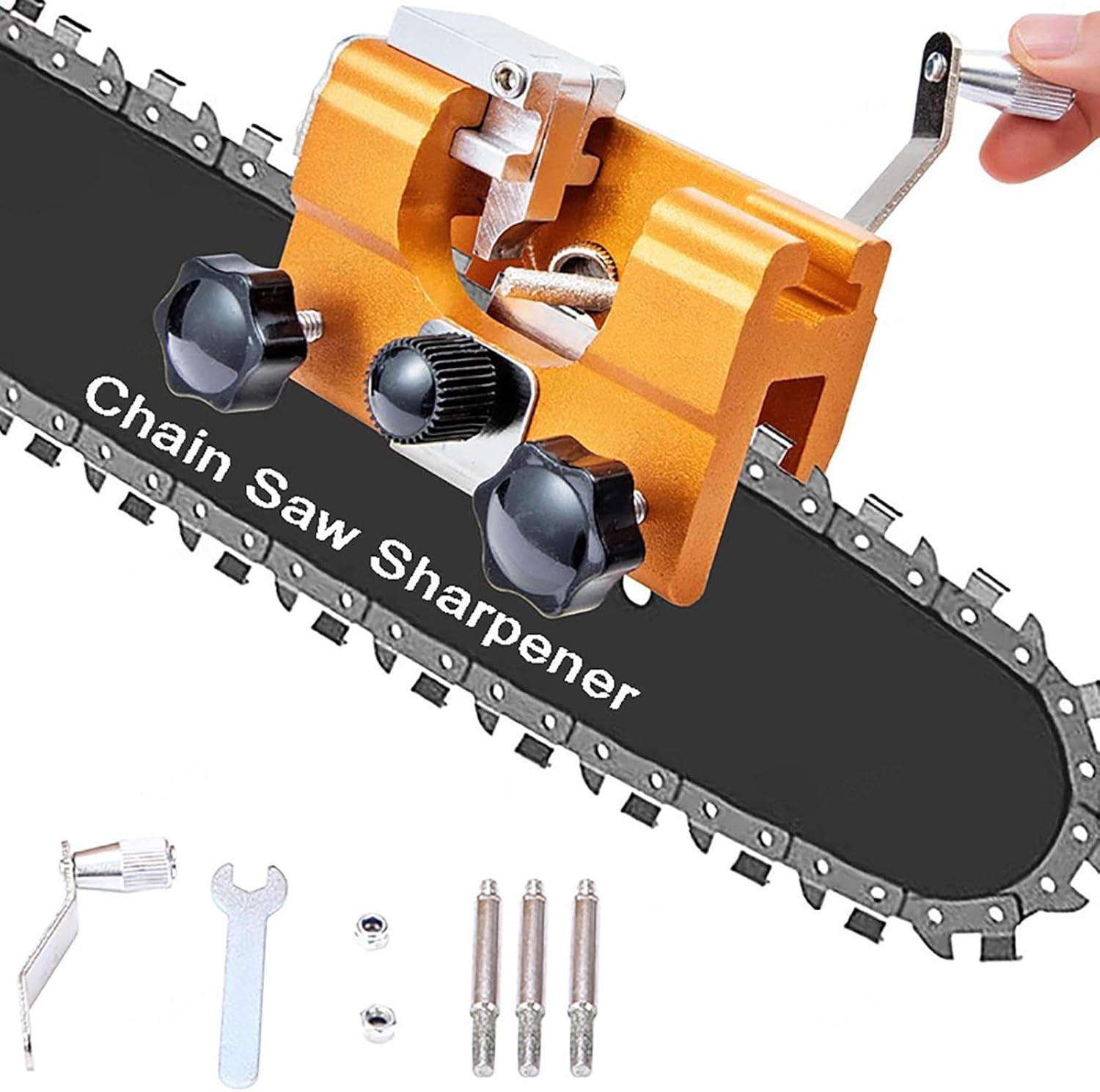 携帯用手動チェーンソーブレード研磨ツール、バリ取り砥石、クリ - Woodworking Manufacturing のレビューと価格