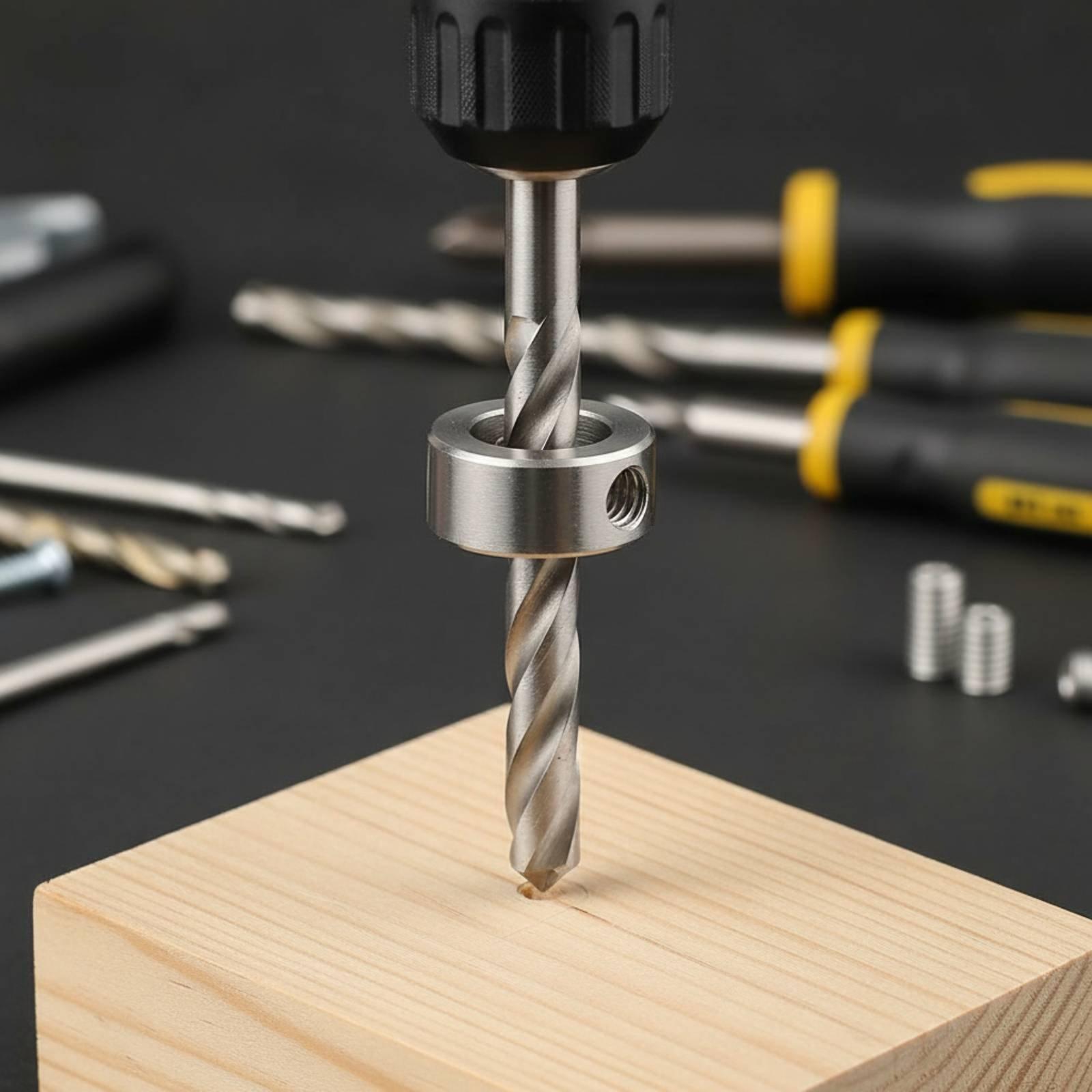 ボーリングツールストップ ダブルスクリューデザイン ドリル深 - Woodworking Workshop Design のレビューと価格