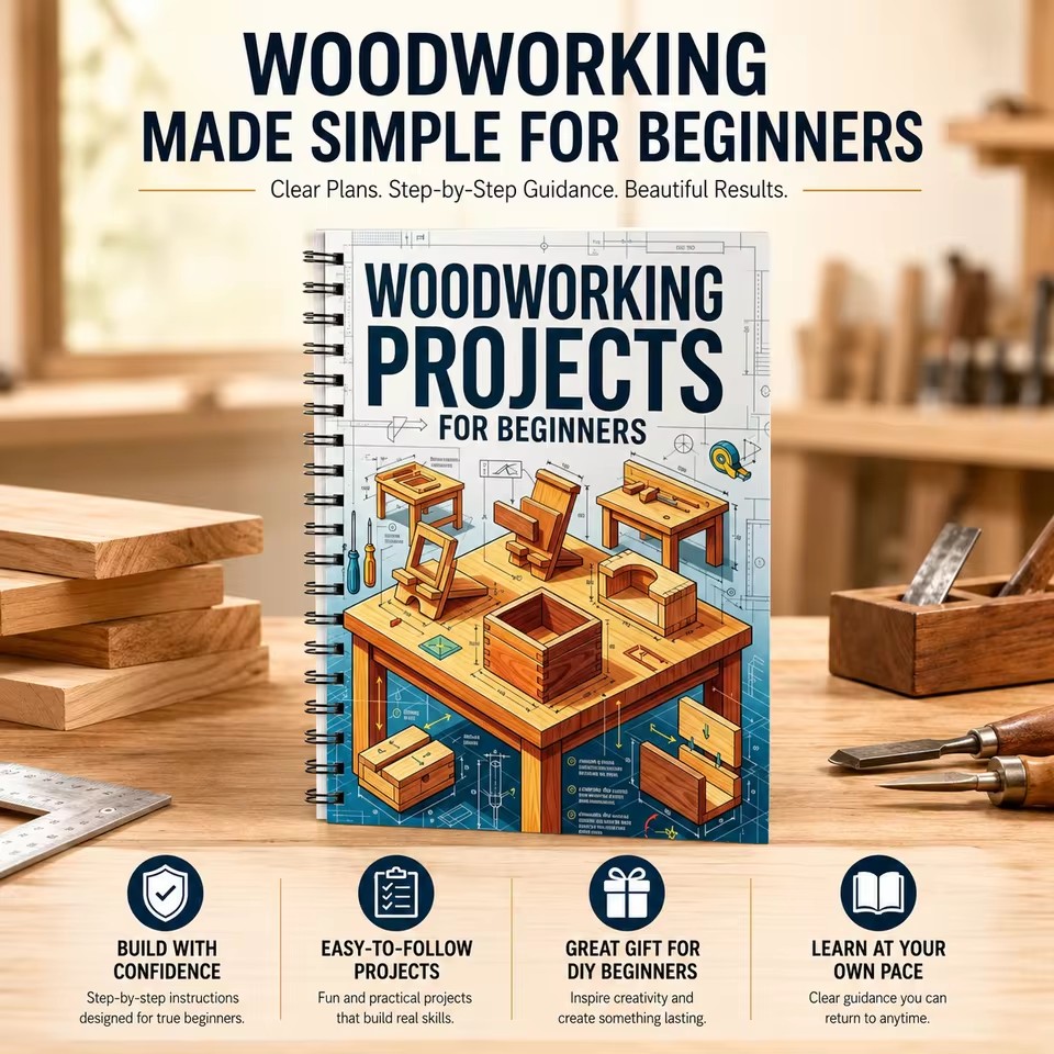 初心者向け簡単木工プラン DIYホームクラフトプロジェクト  - Woodworking Ideas For Adults のレビューと価格