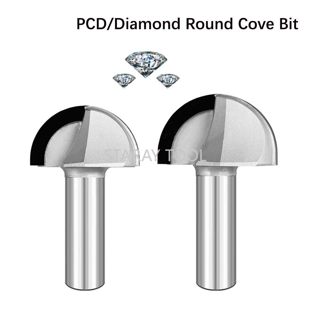 ダイヤモンド丸底ビット PCD ラウンドコーブボックスルータ - Woodworking Quotes のレビューと価格