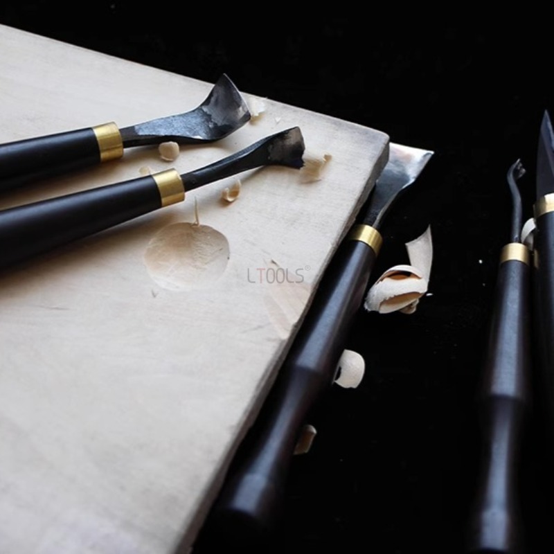 木工 DIY スプーン掘りナイフ精密彫刻特殊曲面ナイフプロの - Woodworking Manufacturing のレビューと価格