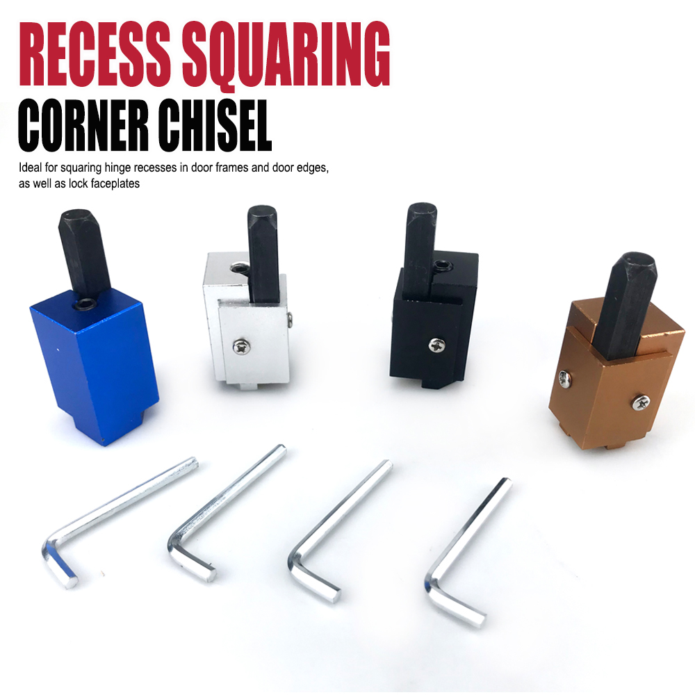 木工用角型彫刻刀、四角ヒンジ溝加工用、直角彫刻刀、木工工具用 - Woodworking Edge Corner Planer のレビューと価格