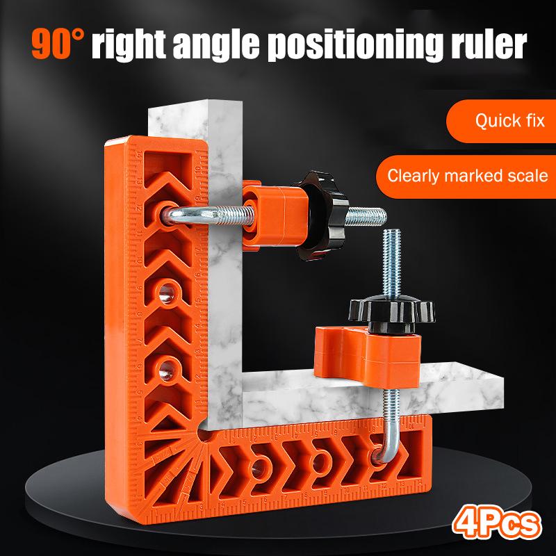 ● 4 個 3 インチ 90 度直角位置決め定規 L 固定ク - Woodworking Right Angle Clamp のレビューと価格