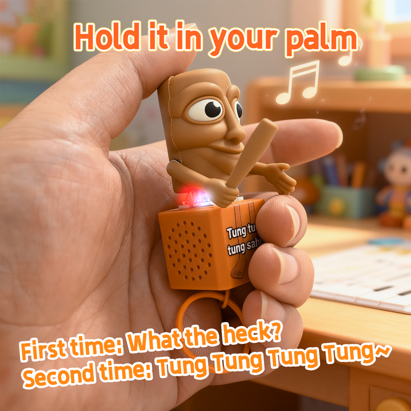 タンタンタン サフールキーホルダー 木製スティックマンボタン - Woodworking For Kids のレビューと価格