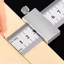 39mm精密定規アルミニウム合金ステンレス鋼多機能測定ツール - Woodworking Workshop Design のレビューと価格