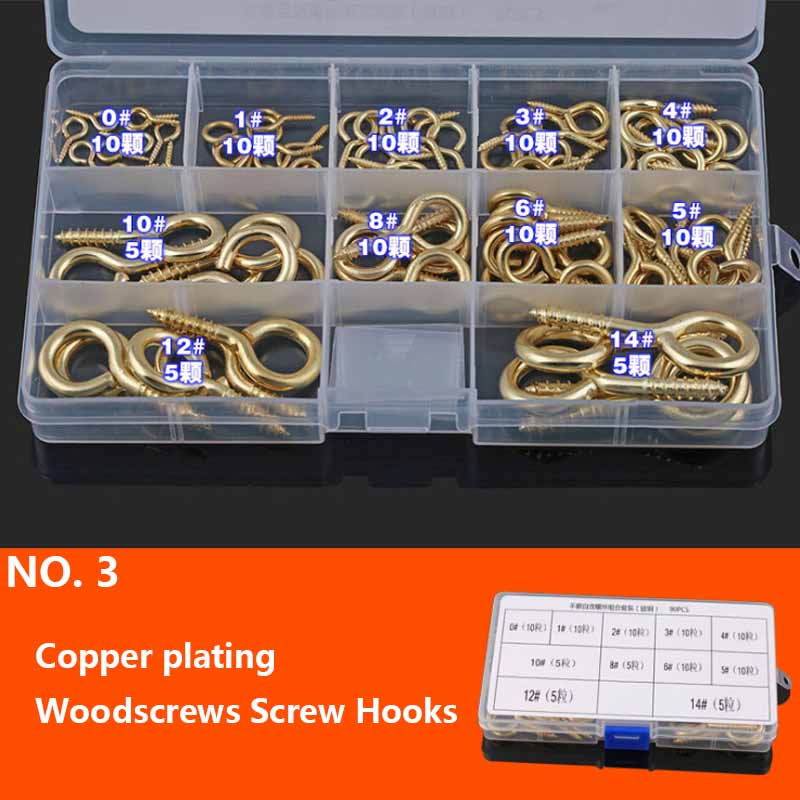 銅メッキ亜鉛製クエスチョンマークフックネジ釘プラスロングシー - Woodworking Questions のレビューと価格