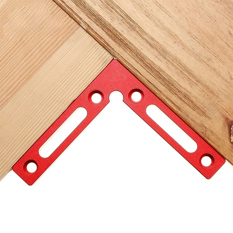 1/2pc 90度位置決め正方形直角クランプアルミLブロック - Woodworking Right Angle Clamp のレビューと価格