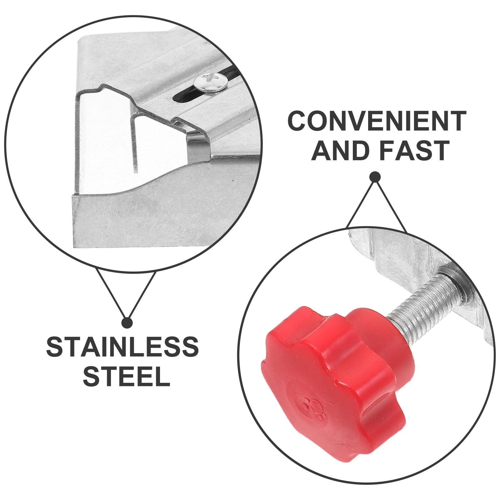 2 個直角クランプステンレス鋼調整可能なジョー効率的なロック - Woodworking Right Angle Clamp のレビューと価格