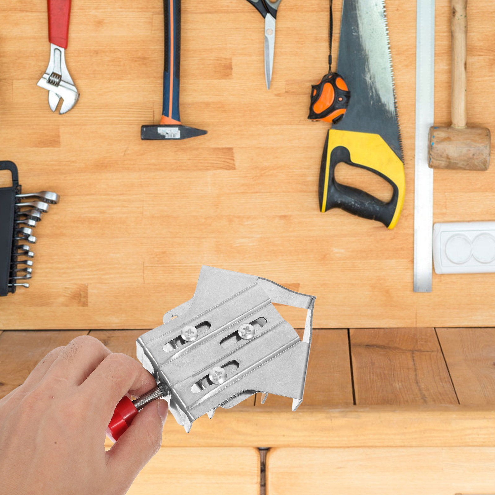 2 個直角クランプステンレス鋼調整可能なジョー効率的なロック - Woodworking Right Angle Clamp のレビューと価格