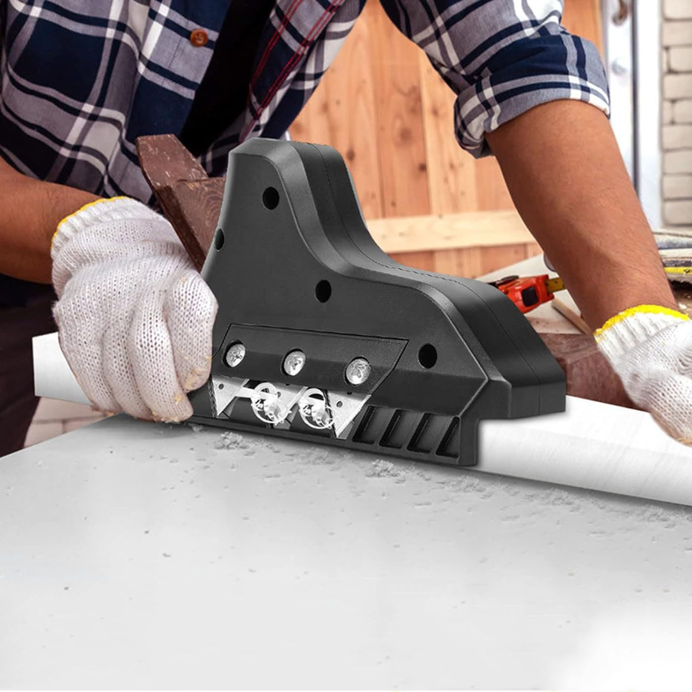 石膏ボードクイックカッター、ボードエッジャー、高速カッタープ - Woodworking Edge Corner Planer のレビューと価格