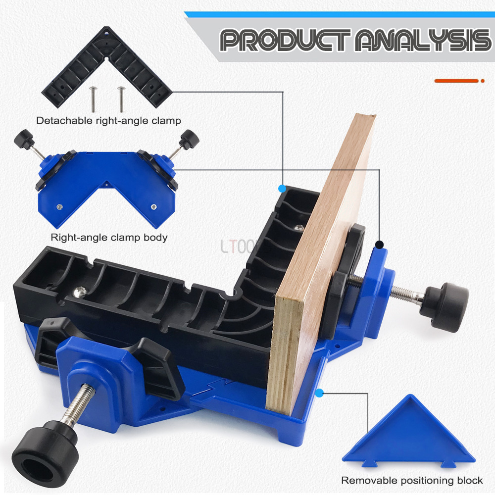 90度直角クランプセット木工コーナークランププレート固定クラ - Woodworking Right Angle Clamp のレビューと価格